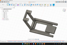 Load image into Gallery viewer, Foldable Watch Hanger for lug width 18/20/22mm STL file