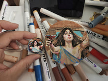 Load image into Gallery viewer, Circe 28.5mm dial with 150mm painting