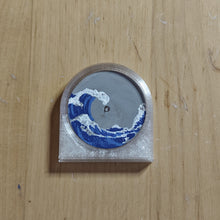 Load image into Gallery viewer, The Great Wave 28.5mm Multi-color Print + Hand-Paint