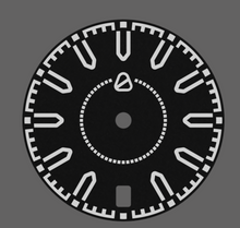 Load image into Gallery viewer, Antick Design: Aurora Neon NH35 Watch Dial