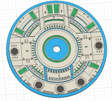 Load image into Gallery viewer, Spaceship Dial Prototype for NH38 and Miyota 9039