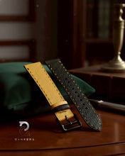 Load image into Gallery viewer, Special Handmade Yellow-Black Strap: Qanvera x Ando
