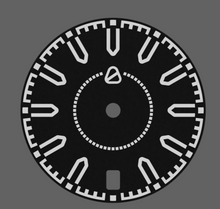 Load image into Gallery viewer, Antick Design: Aurora Neon NH35 Watch Dial
